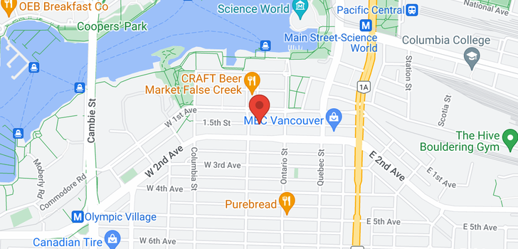 map of 804 88 W 1ST AVENUE